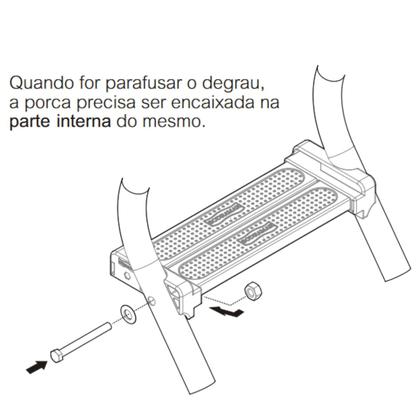 Imagem de Kit 3 Degrau Duplo Inox P/ Escada Piscina Confort 2 Sodramar