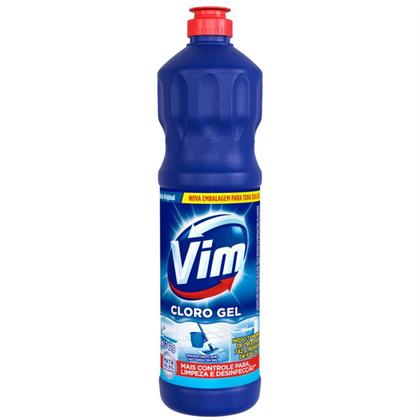 Imagem de Kit 3 Desinfetantes Vim Multiuso Cloro Gel Original 700ml