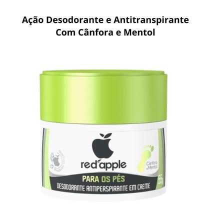 Imagem de Kit 3 Desodorante Em Creme Para Os Pés 55G - Red Apple