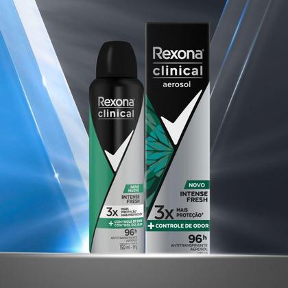 Imagem de Kit 3 Desodorantes Rexona Clinical Intense Fresh 150ml