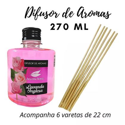 Imagem de Kit 3 Difusor de Aromas 270ml Lavanda Inglesa