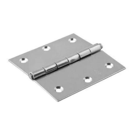 Imagem de Kit 3 Dobradiças Zincadas com parafusos Vila