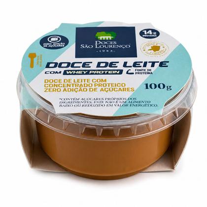 Imagem de kit 3 Doce de Leite Zero c/ Whey Protein SÃO LOURENÇO 100g