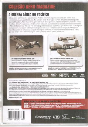Imagem de Kit 3 dvd aviões de combate de segunda guerra mundial