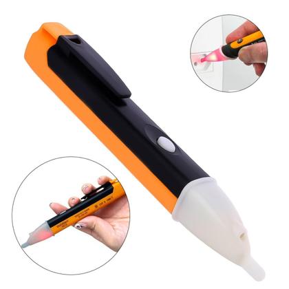 Imagem de Kit 3 em 1 Amperímetro Digital Alicate + Caneta Detector tensão + Chave Teste de Corrente e Voltagem
