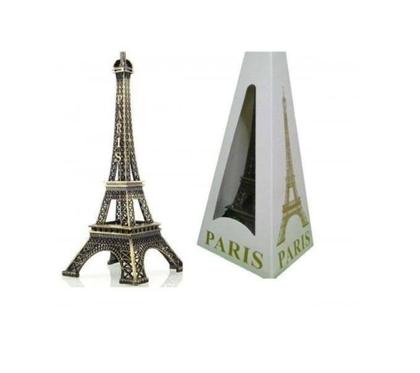 Imagem de Kit 3 Enfeite Ornamental Miniatura Torre Eiffel Paris 18cm