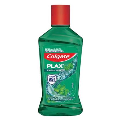Imagem de Kit 3 Enxaguante Bucal Plax Fresh Mint 60ml  Colgate