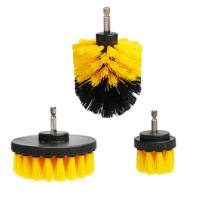 Imagem de Kit  3 Escovas Rotativas Limpeza Pisos Azulejos  Outros Ambientes