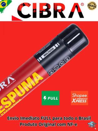 Imagem de Kit 3 Espumas Expansivas PU Multiuso 500ml/340grs Cibra