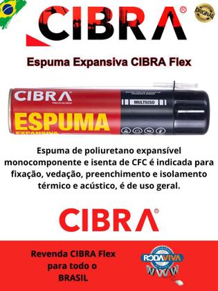 Imagem de Kit 3 Espumas Expansivas PU Multiuso 500ml/340grs Cibra