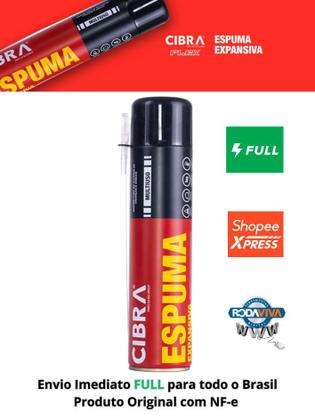 Imagem de Kit 3 Espumas Expansivas PU Multiuso 500ml/340grs Cibra