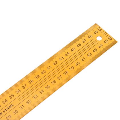 Imagem de KIT 3 Esquadros Metálico 50cm 20 Polegadas Para Marcenaria E Serralheria Milímetros e Polegadas