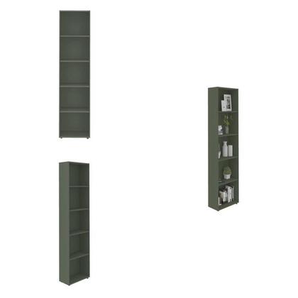 Imagem de Kit 3 Estantes para Livros com 5 Prateleiras 180cmx60cm