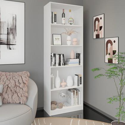 Imagem de Kit 3 Estantes para Livros Multiuso 5 Nichos 175cmx156cm Montreal Yescasa