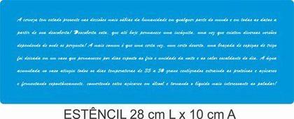 Imagem de Kit 3 estênceis escrita