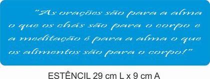 Imagem de Kit 3 estênceis escrita