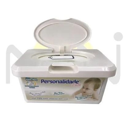 Imagem de Kit 3  Estojos Toalhinha Umedecidas Personalidade 120 Unidades