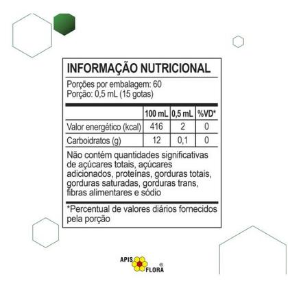 Imagem de Kit 3 Extrato de Própolis Verde 70% 30ml Alta Concentração Natural Sem Açúcar- Apis Flora