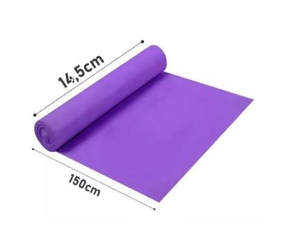 Imagem de Kit 3 Faixas Elástica Thera Band Exercício Fisioterapia Yoga