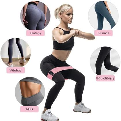 Imagem de Kit 3 Faixas Elásticas De Exercício Original