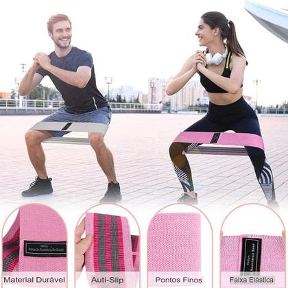 Imagem de Kit 3 Faixas Elásticas De Exercício Original