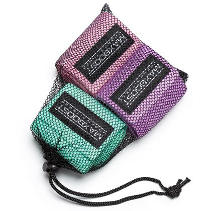 Imagem de Kit 3 Faixas Hip Band Elásticas Treino Funcional Academia Exercícios