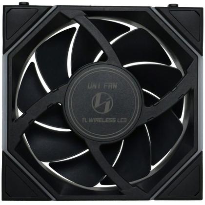 Imagem de Kit 3 fan 120mm lian li uni fan tl wireless lcd argb preto 12tllcd1w3b