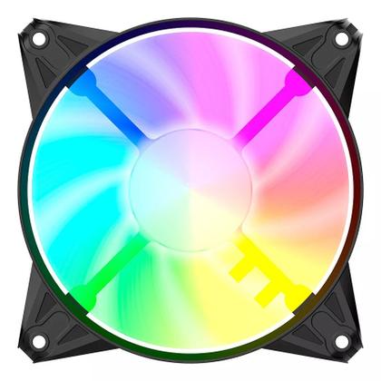Imagem de Kit 3 Fan Para Gabinete Placa Micro Atx Itx 120mm Rgb