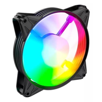 Imagem de Kit 3 Fan Para Gabinete Placa Micro Atx Itx 120mm Rgb