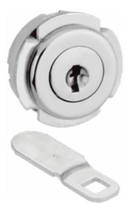 Imagem de Kit 3 Fechaduras Papaiz Gavetas E Armarios De Aco 20mm 511