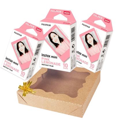 Imagem de Kit 3 Filmes Instax Mini Lemonade Para Câmera E Impressora - Kit Presente