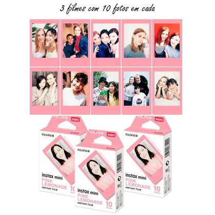 Imagem de Kit 3 Filmes Instax Mini Lemonade Para Câmera E Impressora - Kit Presente