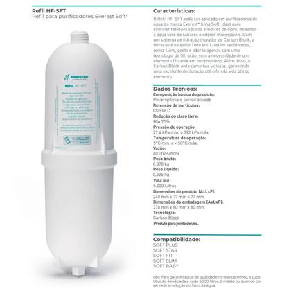 Imagem de KIT 3 Filtro Vela Compativel Com Refil Purificador Agua By Everest