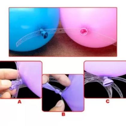 Imagem de Kit 3 Fitas Para Arco de Balão Desconstruído Decoração 5m