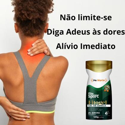 Imagem de Kit 3 FitoSport Gel Massageador de Arnica 21 ervas Combate Dores Da Academia Esporte E Corrida