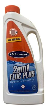 Imagem de Kit 3 Floc Plus 2x1 Clarificante Decantador Hidroazul 1 Lt