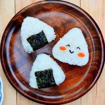 onigiri/3 Kit 3 Forma Onigiri Niguirizushi Esteira Oniguiri Sushi Kata - TMC