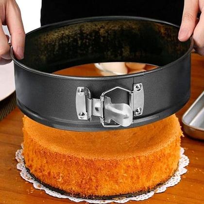 Imagem de Kit 3 Formas Para Bolo Torta Fundo Removível Antiaderente