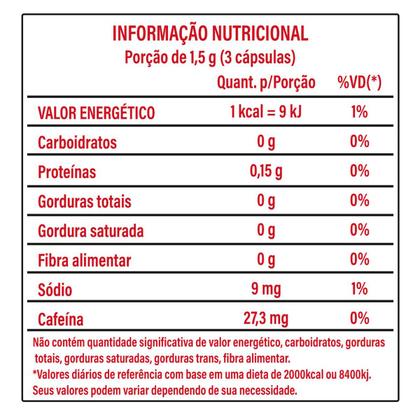 Imagem de Kit 3 Frascos Guaraná Energia 100% Suplemento Alimentar Natural Vitamina Pura Natunectar 180 Capsulas