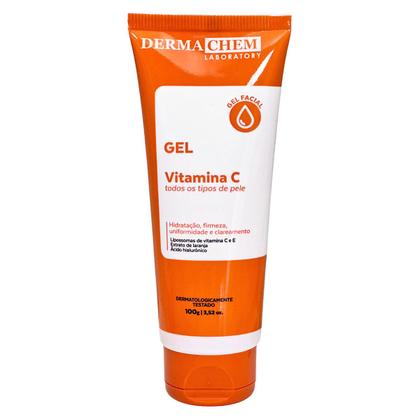 Imagem de Kit 3 Gel Facial Vitamina C+E Todo Tipo Pele Dermachem 100g