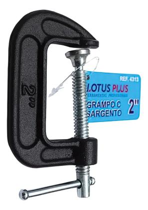 Imagem de Kit 3 Grampos Sargento 2 Pol Tipo C Para Marceneiro Pesado