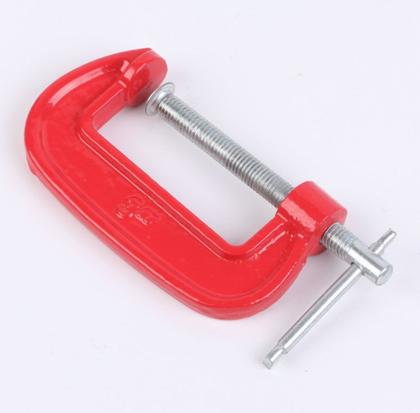 Imagem de Kit 3 Grampos Sargento 2 Polegadas (51mm) Tipo C Em Ferro Fox Tools
