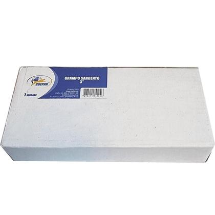 Imagem de Kit 3 Grampos Sargento 75Mm Fixação Tipo C 3 Pol Marceneiro