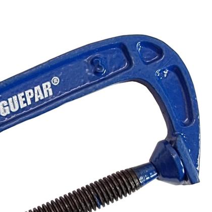 Imagem de Kit 3 Grampos Sargento 75Mm Fixação Tipo C 3 Pol Marceneiro