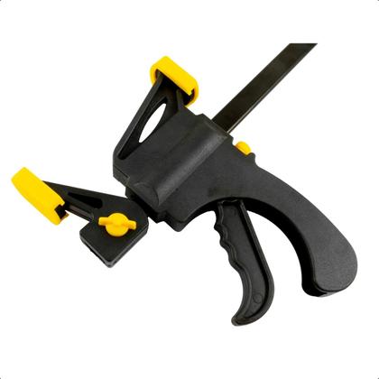 Imagem de Kit 3 Grampos Sargento Aperto Rápido Madeira 200x315x45mm