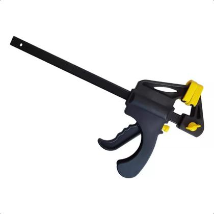 Imagem de Kit 3 Grampos Sargento Aperto Rápido Madeira 200X315X45Mm