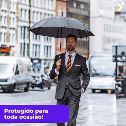 Imagem de Kit 3 Guarda Chuvas Automático Grande Reforçado