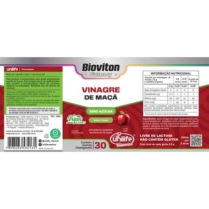 Imagem de Kit 3 Gummy Vinagre de Maçã Unilife 30 gomas