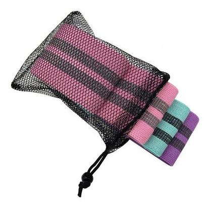 Imagem de Kit 3 Hip Bands Intensidades Faixas Tecido Resistente