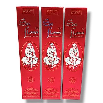 Imagem de Kit 3 Incensos Sri Sai Flora Massala